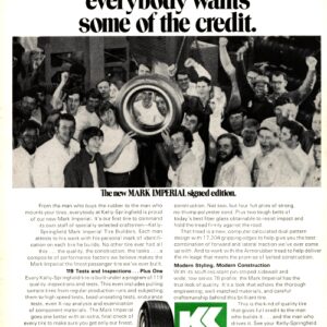 Kelly-Springfield Tires Ad 1971