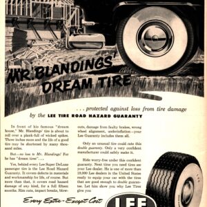 Lee Tires Ad 1952 September