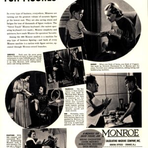 Monroe Ad 1938 March