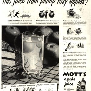 Mott's Apple Juice Ad 1945