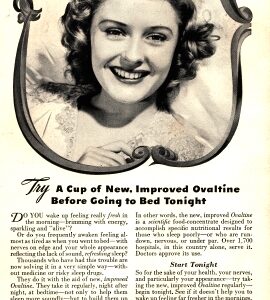 Ovaltine Ad 1940