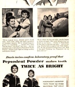 Pepsodent Ad 1942 August