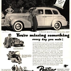 Pontiac Ad 1940 March