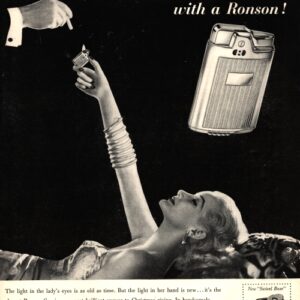 Ronson Lighter Ad 1956