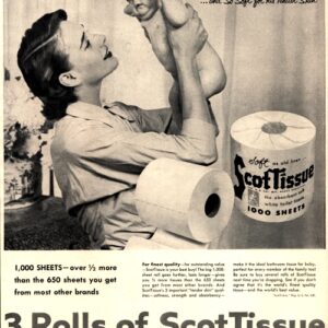 Scott Tissue Ad 1952