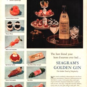 Seagram's Gin Ad 1956