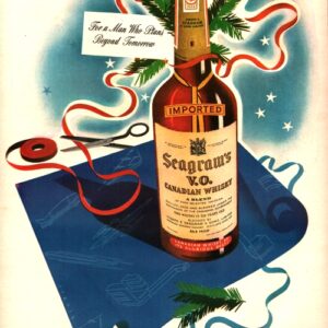 Seagram's Whiskey Ad 1945