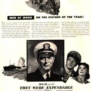 They Were Expendable Movie Ad 1945