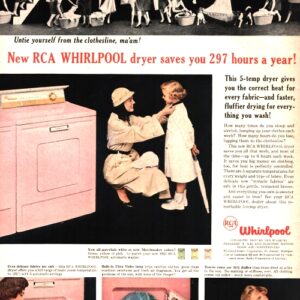 Whirlpool Washing Machine Ad 1956 November