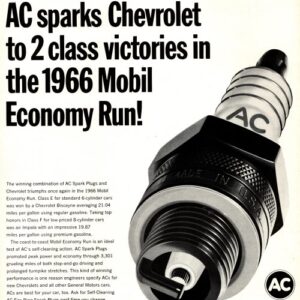 AC Spark Plugs Ad 1966 April