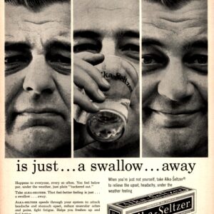 Alka-Seltzer Ad 1961