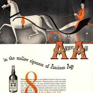 Ancient Age Bourbon Whiskey Ad 1940