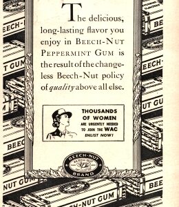 Beech-Nut Candy Ad 1944