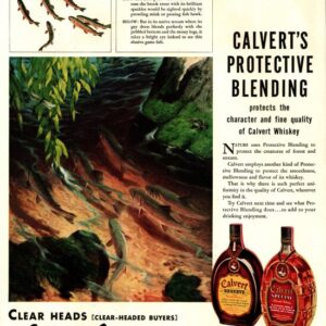 Calvert Whiskey Ad 1940