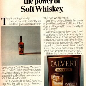 Calvert Whiskey Ad 1965 April