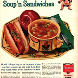 Campbell's Soup Ad 1960 July