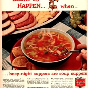 Campbell's Soup Ad 1960 - June