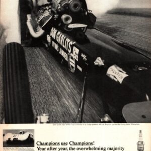 Champion Spark Plugs Ad 1965 April