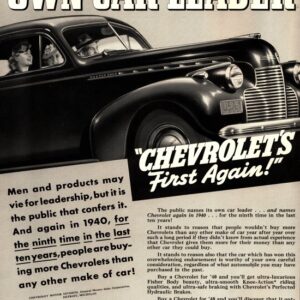 Chevrolet Ad 1940 May