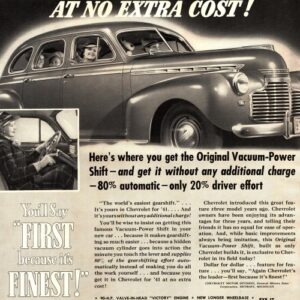 Chevrolet Ad 1940 October