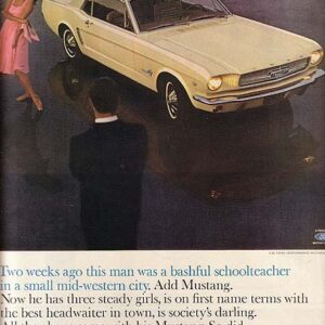 Ford Mustang Hardtop Ad 1964 November