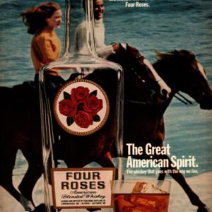 Four Roses Whiskey Ad 1969 October