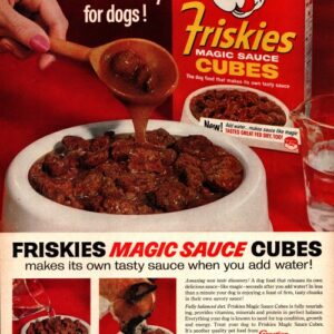 Friskies Dog Food Ad 1962 February