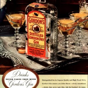 Gordon's Gin Ad 1939 December