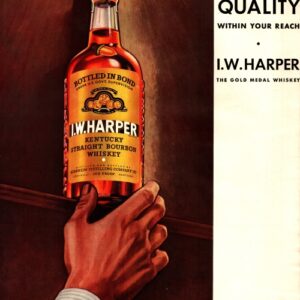 I.W. Harper Bourbon Whiskey Ad 1940