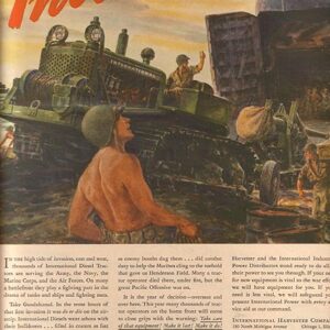 International Harvester Truck Ad 1944 May