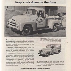 International Harvester Truck Ad 1954