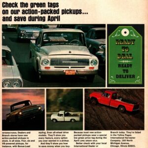 International Harvester Truck Ad 1965 April