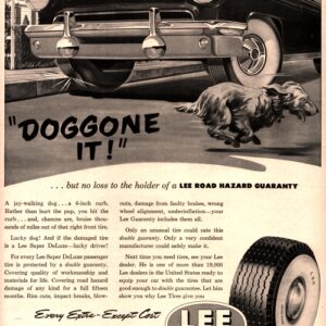 Lee Tires Ad 1952 October