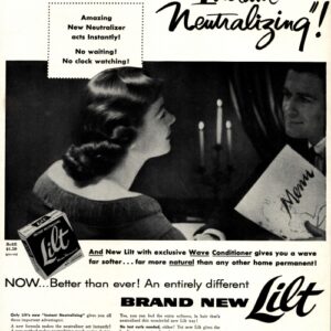 Lustre-Net Hair Spray Ad 1956
