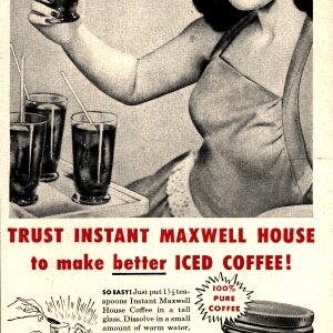 Maxwell House Coffee Ad 1947 August