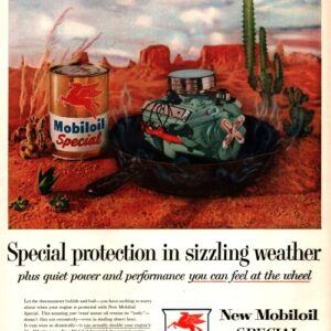 Mobil Oil Ad 1956