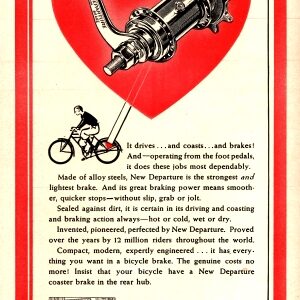 New Departure Bicycle Ad 1940