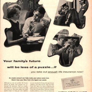 New York Life Insurance Company Ad 1960 October