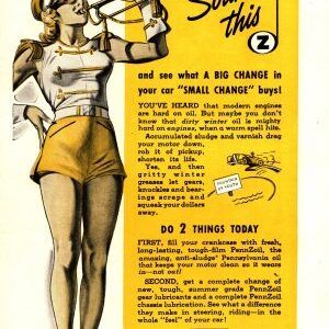 Pennzoil Oil Ad 1940