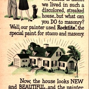 Rocktite Paint Ad 1947