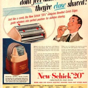 Schick Ad 1952 October