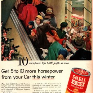 Shell Oil Ad 1955 December