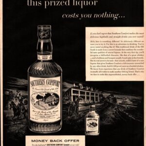 Southern Comfort Whiskey Ad 1954