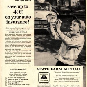 State Farm Insurance Ad 1954 May