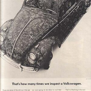 Volkswagen Bug Ad 1965 June