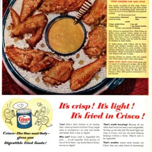 Crisco Ad 1950