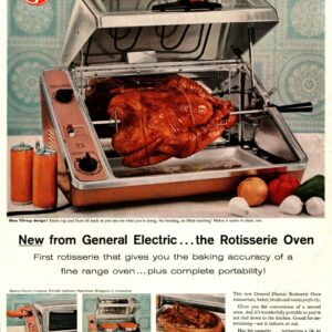 General Electric - Rotisserie Oven Ad 1958