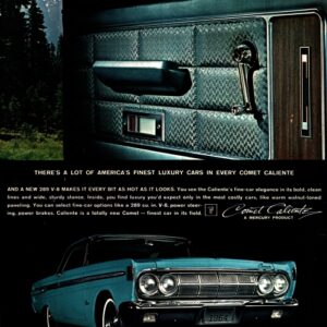 Mercury Comet Caliente Ad 1963 December