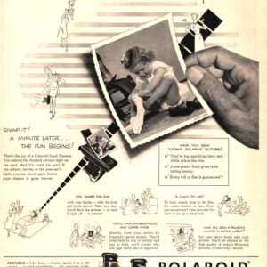 Polaroid Camera Ad 1953