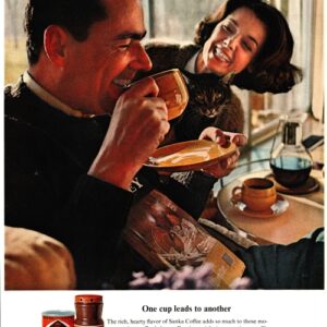 Sanka Coffee Ad 1964 June